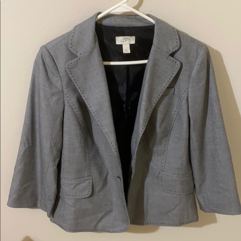 Loft ladies double breasted blazer